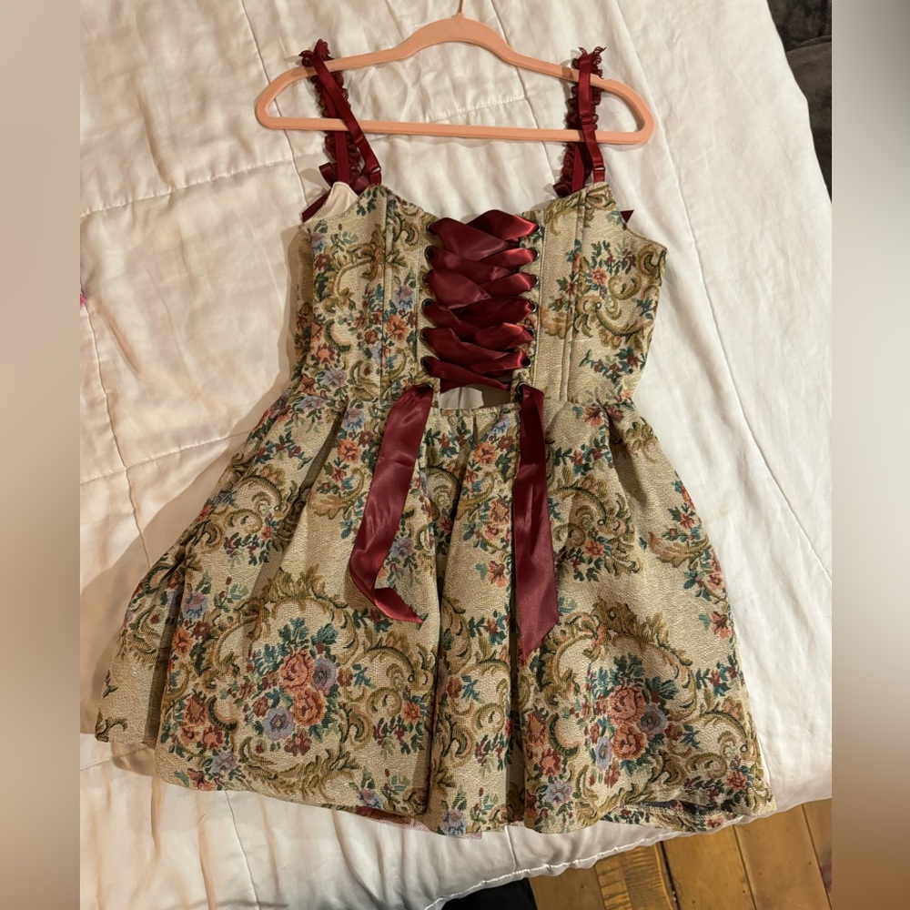 Dollskill Widow Jacquard mini dress